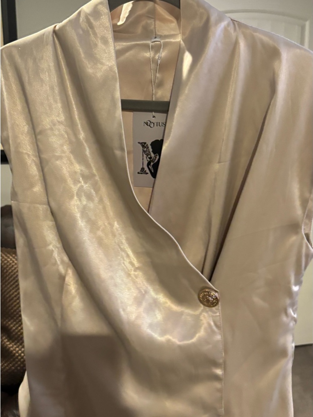 Classic Style Cream Blouse